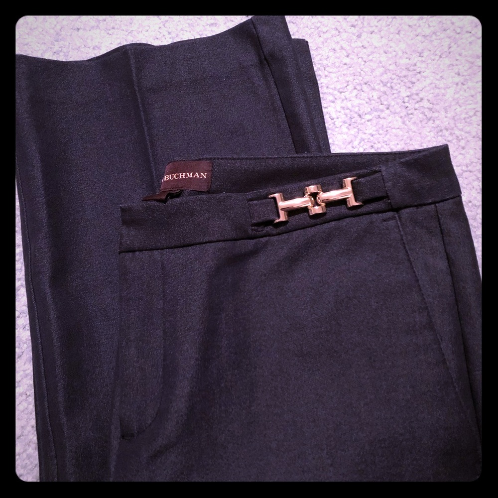 Blue Pants with Gold accent Buckles